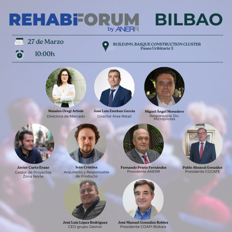 Rehabiforum de ANERR llevará la EPBD a Bilbao el 27 de marzo